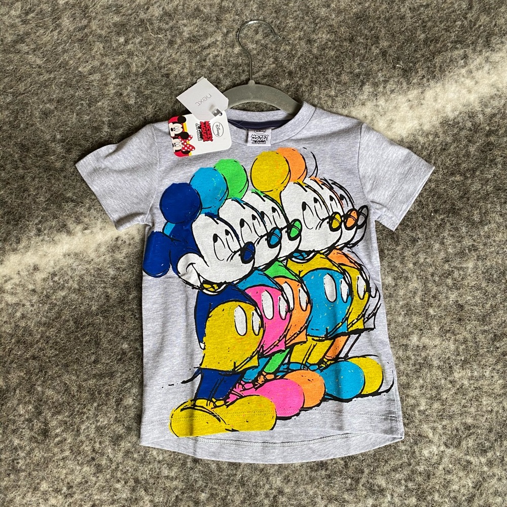 Disney Mickey Mouse T-Shirt NWT 9-12M Neons